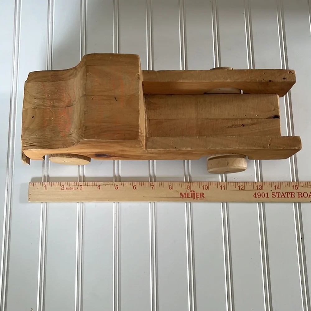 Vintage Handmade Wood Toy Truck